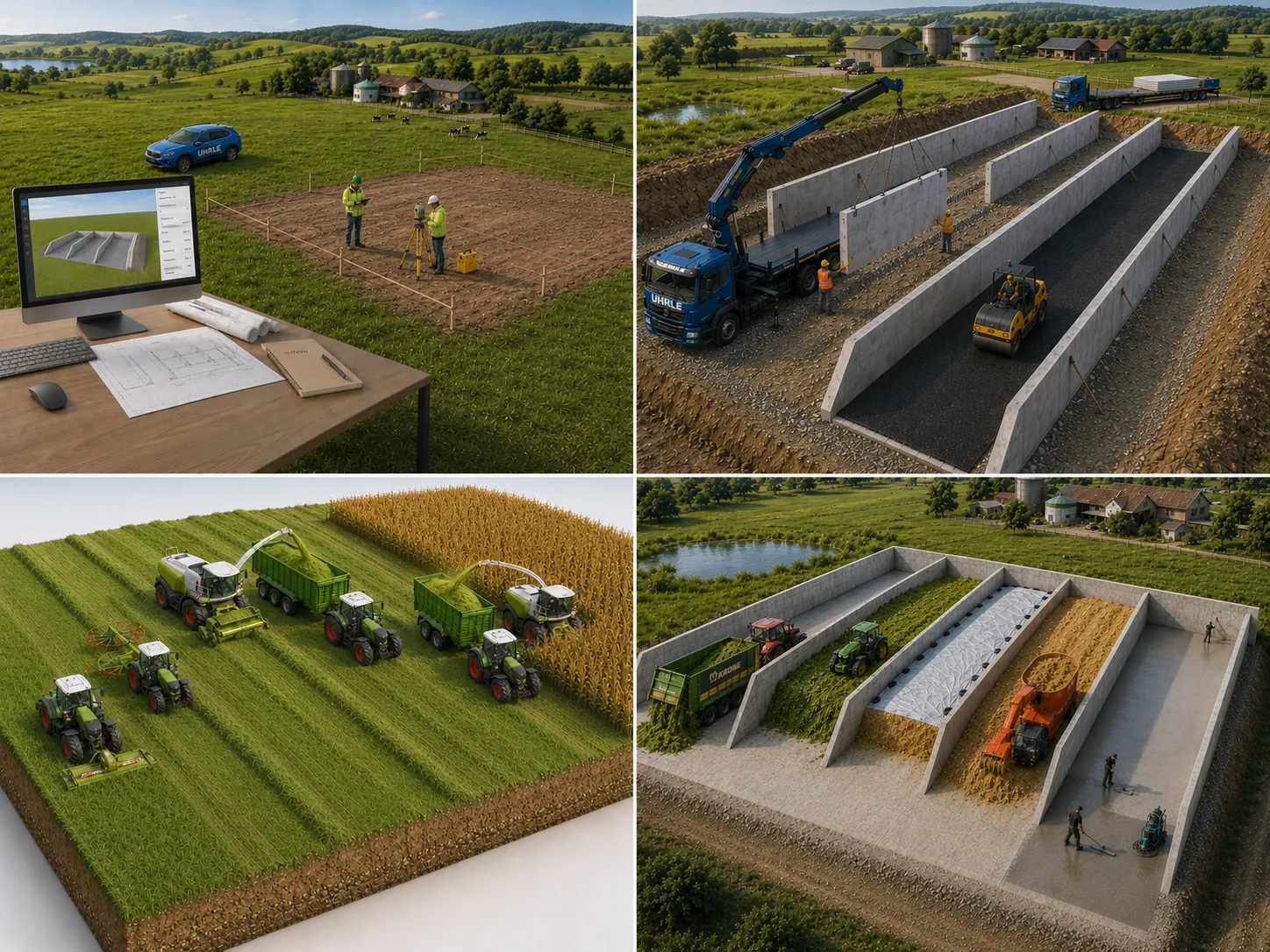 Fahrsilo — Planung, Bau, Ernte, Betrieb & Instandhaltung