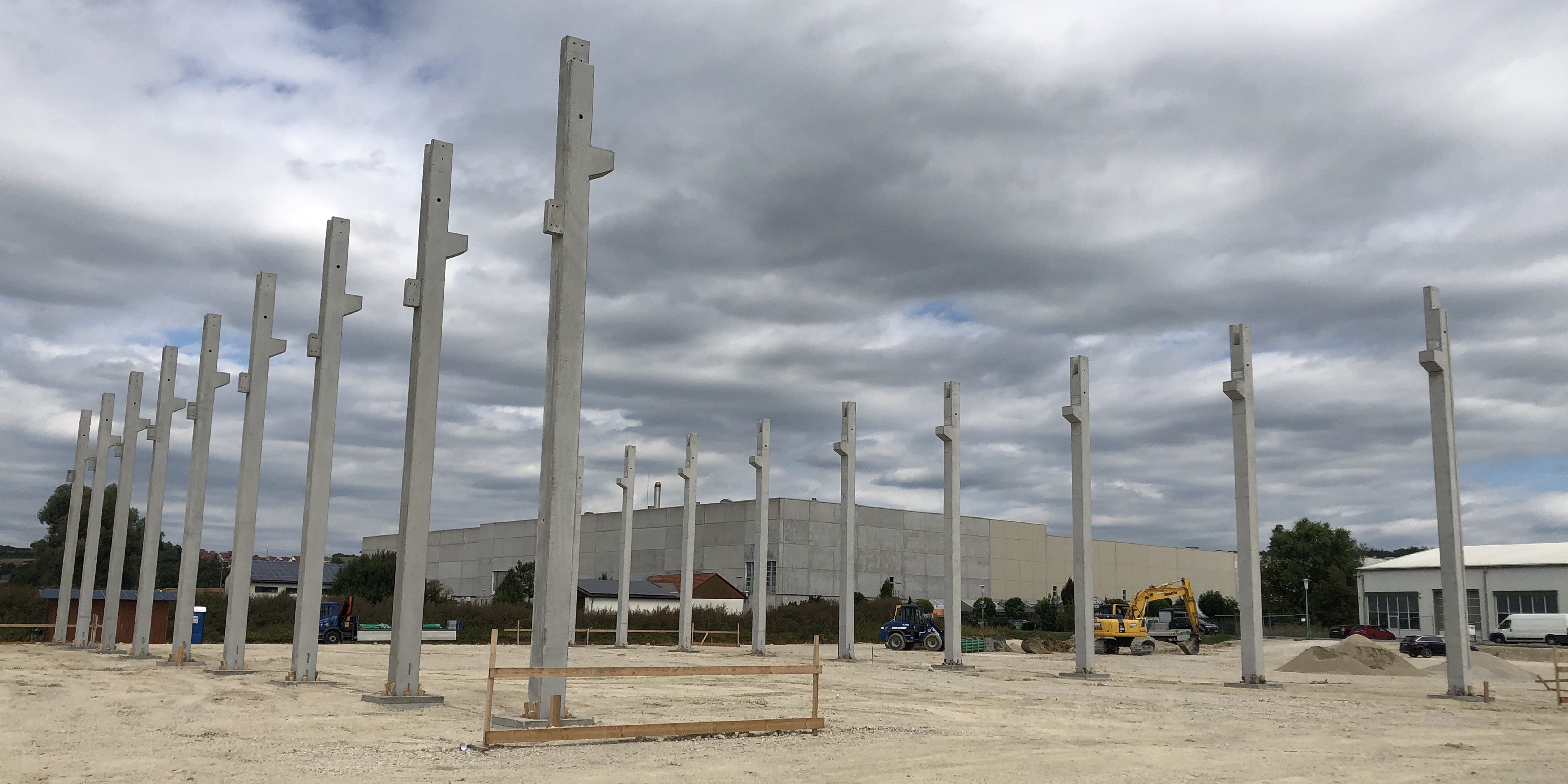 Betonstütze aus UHRLE Betonfertigteilen